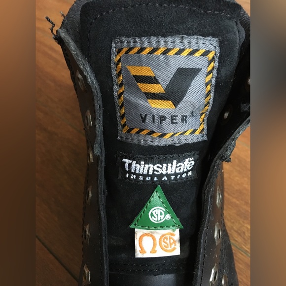 Men’s Leather thinsulate Work protective Boots - Picture 6 of 7